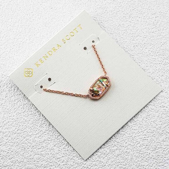 Kendra Scott Light Abalone Shell Necklace - Picture 1 of 1